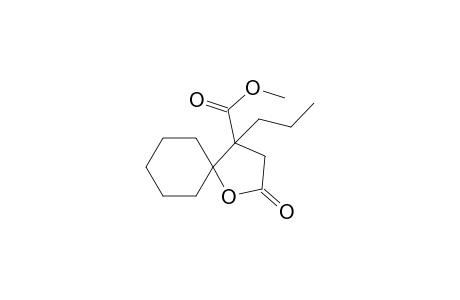 2-oxo-4-propyl-1-oxaspirocyclo[4.5]decane-4-carboxylic acid Methyl ester