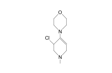 4-(3-Chloro-1,2,3,6-tetrahydro-1-methyl-4-pyridyl)-morpholine