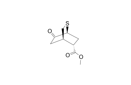 (1S*,4S*,5S*)-2-THIABICYCLO-[2.2.2]-OCTAN-7-ONE-5-CARBOXYLIC-ACID-METHYLESTER