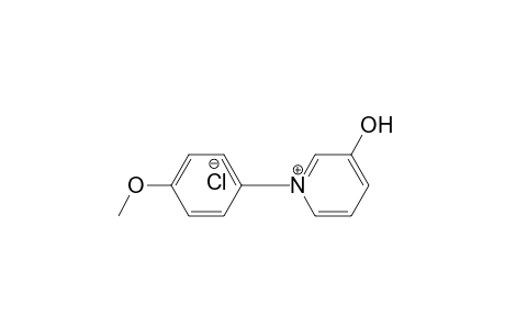 Pyridinium, 3-hydroxy-1-(4-methoxyphenyl)-, chloride