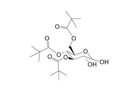 3,4,6-Tri-O-pivaloyl-d-glucopyranose