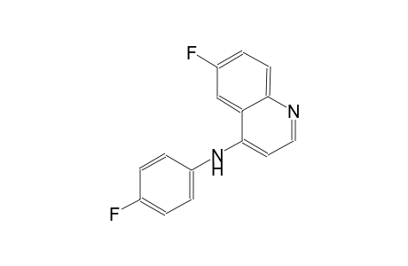 4-quinolinamine, 6-fluoro-N-(4-fluorophenyl)-