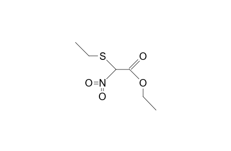 Ethylthio-nitro-acetic acid, ethyl ester