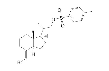 4-(Bromomethylene)-7a-methyl-1-[(1S)-1'-methyl-2'-[p-toluenesulfonyloxy)ethyl]-perhydroindene