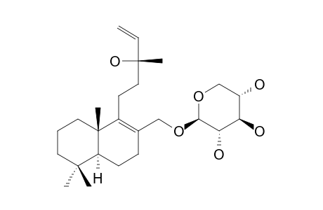 13,17-DIHYDROXY-LABDA-8,14-DIENE-17-O-XYLOPYRANOSIDE