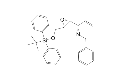 benzyl-[(1S)-1-[(2R,3R)-3-[(tert-butyl-di(phenyl)silyl)oxymethyl]oxiran-2-yl]prop-2-enyl]amine