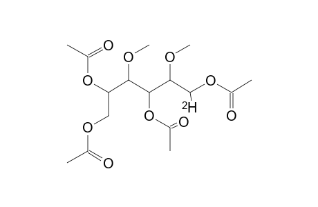 1,3,5,6-Tetra-o-acetyl-2,4-di-o-methylhexitol (1-d)