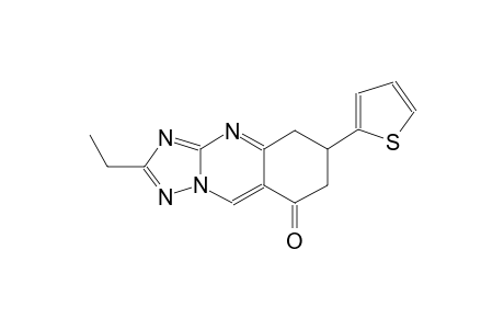 [1,2,4]triazolo[5,1-b]quinazolin-8(5H)-one, 2-ethyl-6,7-dihydro-6-(2-thienyl)-