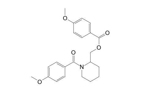 4-Methoxybenzoic acid (1-p-anisoyl-2-piperidyl)methyl ester
