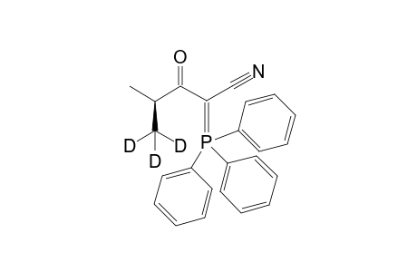 (R)-4-Methyl-3-oxo-2-triphenylphosphoranylidene[5,5,5-D3]pentanenitrile