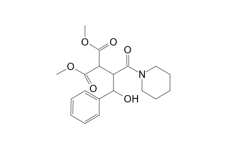 Dimethyl 2-[2-Hydroxy-2-phenyl-1-(piperidin-1-ylcarbonyl)ethyl]propanedioate