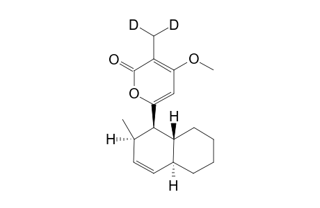 [17,17-D2]-17-Deoxysolanapyrone B (4-Methoxy-5-(dideuteriomethyl-2-(2-methyloctahydronaphthyl)pyran-6-one)