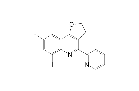 6-Iodo-8-methyl-4-(pyridin-2-yl)-2,3-dihydrofuro[3,2-c]quinoline
