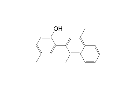 Phenol, 2-(1,4-dimethyl-2-naphthalenyl)-4-methyl-