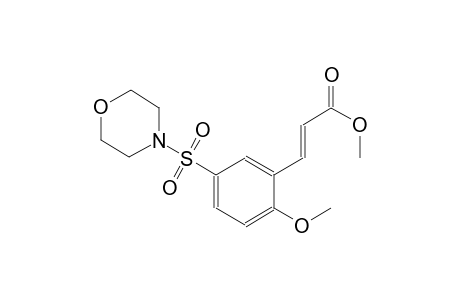 2-propenoic acid, 3-[2-methoxy-5-(4-morpholinylsulfonyl)phenyl]-, methyl ester, (2E)-