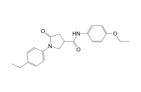 1-(4-Ethyl-phenyl)-5-oxo-pyrrolidine-3-carboxylic acid (4-ethoxy-phenyl)-amide