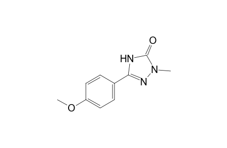 3-(p-methoxyphenyl)-1-methyl-deltasquare-1,2,4-triazoline-5-one