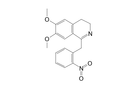 Isoquinoline, 3,4-dihydro-1-[2-nitrobenzyl]-6,7-dimethoxy-