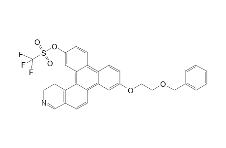 12-Aza-7-[2-(benzyloxy)ethoxy]benzo[g]-2-[(trifluoromthanesulfonyl)oxy]-13,14-dihydrochrysene