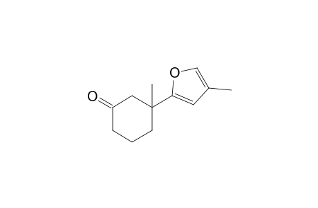3-Methyl-3-(4'-methylfuran-2'-yl)cyclohexanone