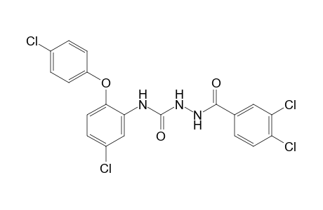 4-[5-chloro-2-(p-chlorophenoxy)phenyl]-1-(3,4-dichlorobenzoyl)semicarbazide