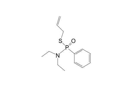 Phosphonamidothioic acid, N,N-diethyl-P-phenyl-, S-2-propenyl ester