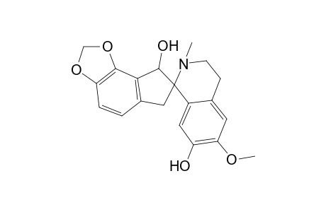 Spiro[7H-indeno[4,5-d]-1,3-dioxole-7,1'(2'H)-isoquinoline]-7',8-diol, 3',4',6,8-tetrahydro-6'-methoxy-2'-methyl-, (7S-trans)-