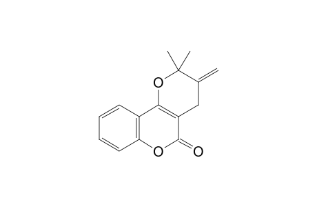 2,2-Dimethyl-3-methylene-3,4-dihydro-2H-pyrano[3,2-c]chromen-5-one