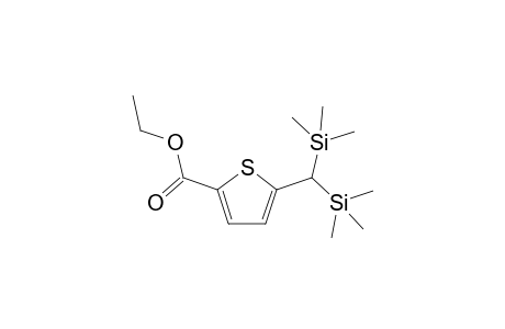 Ethyl 5-(bis(trimethylsilyl)methyl)thiophene-2-carboxylate