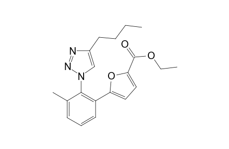 5-(2-(4-n-Butyl-1H-1,2,3-triazol-1-yl)-3-methylphenyl)furan-2-carboxylic acid ethyl ester
