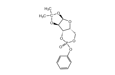 (Rp)-1,2-o-isopropylidene-alpha-D-xylofuranosw, cyclic 3,5-(hydrogen phosphate), phenyl ester