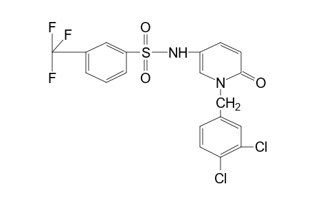 N-[1-(3,4-DICHLOROBENZYL)-1,6-DIHYDRO-6-OXO-3-PYRIDYL]-alpha,alpha,alpha-TRIFLUORO-m-TOLUENESULFONAMIDE