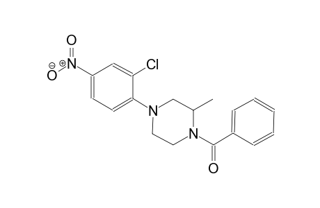 1-benzoyl-4-(2-chloro-4-nitrophenyl)-2-methylpiperazine