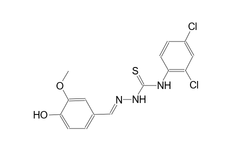 4-hydroxy-3-methoxybenzaldehyde N-(2,4-dichlorophenyl)thiosemicarbazone