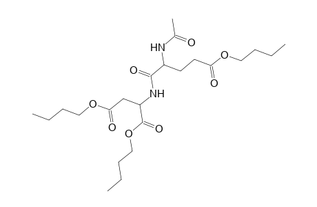 Dibutyl 2-([2-(acetylamino)-5-butoxy-5-oxopentanoyl]amino)succinate