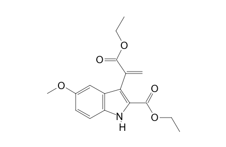 3-(1-carbethoxyvinyl)-5-methoxy-1H-indole-2-carboxylic acid ethyl ester