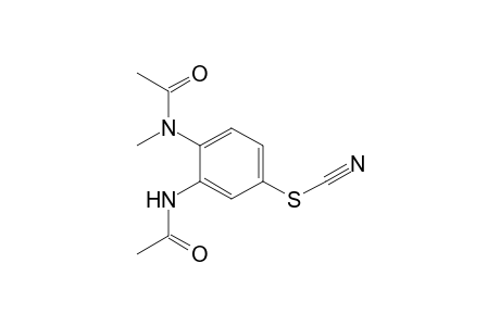 Thiocyanic acid, 3-(acetylamino)-4-(acetylmethylamino)phenyl ester