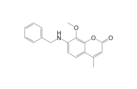 7-(Benzylamino)-8-methoxy-4-methyl-2H-[1]benzopyran-2-one