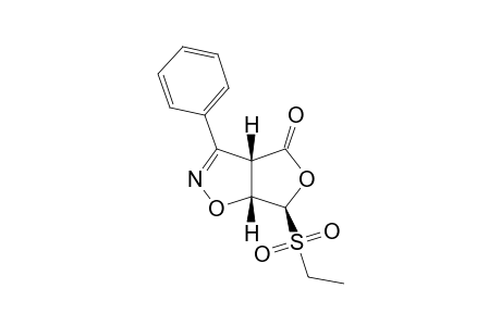 exo-6-Ethylsulfonyl-3-phenyl-6a,3a-dihydrofuro[3,4-d]isoxazole-4(6H)-one
