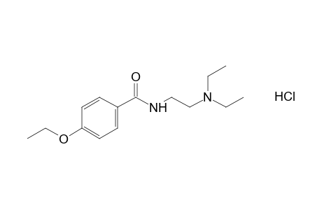N-[2-(diethylamino)ethyl]-p-ethoxybenzamide, monohydrochloride