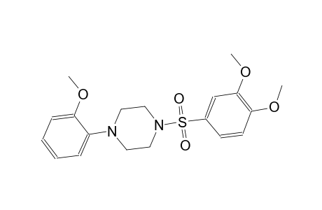 1-[(3,4-dimethoxyphenyl)sulfonyl]-4-(2-methoxyphenyl)piperazine