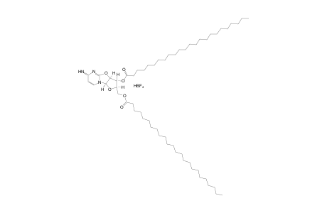 2,2'-anhydro-1-(beta-D-arabinofuranosyl)cytosine, 3',5'-ditetracosanoate, compound with hydrogen tetrafluoroborate(1:1)