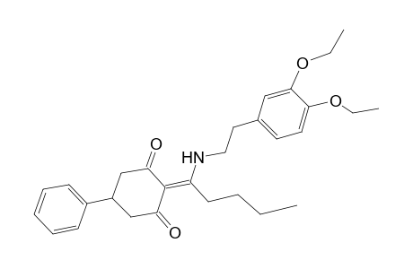 2-(1-{[2-(3,4-diethoxyphenyl)ethyl]amino}pentylidene)-5-phenyl-1,3-cyclohexanedione