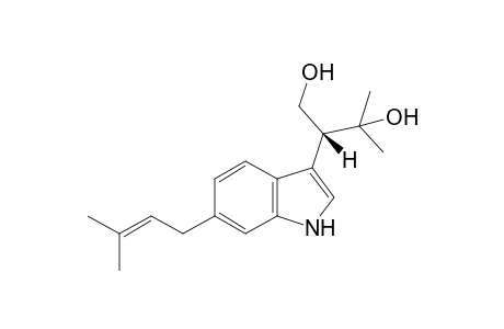 (2R)-3-methyl-2-[6-(3-methylbut-2-enyl)-1H-indol-3-yl]butane-1,3-diol