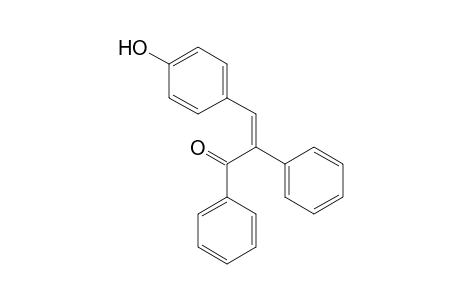 2-Propen-1-one, 3-(4-hydroxyphenyl)-1,2-diphenyl-