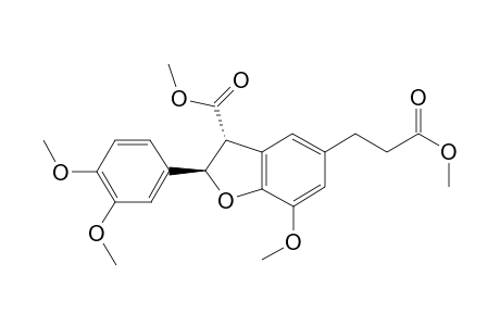 (+/-)-7',8'-dihydro-4-O-methyl-trans-dehydrodiferulate dimethyl ester