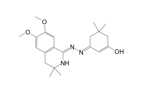 2-cyclohexen-1-one, 3-hydroxy-5,5-dimethyl-, [(1Z)-3,4-dihydro-6,7-dimethoxy-3,3-dimethylisoquinolinylidene]hydrazone, (1E)-