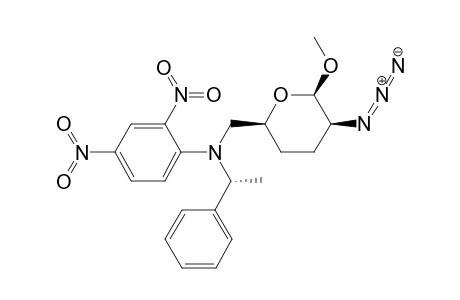 Methyl 2-azido-2,3,4,6-tetradeoxy-6-{2,4-dinitrophenyl-[(1R)-phenylethyl]amino}-.beta.-D-threo-hexopyranoside
