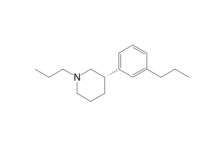 (3S)-1-propyl-3-(3-propylphenyl)piperidine