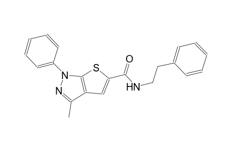 1H-thieno[2,3-c]pyrazole-5-carboxamide, 3-methyl-1-phenyl-N-(2-phenylethyl)-